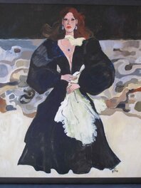 Will - Femme au foulard - Illustration originale