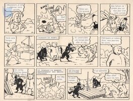 Maurice Cuvillier - Sylvain et Sylvette - Planche originale