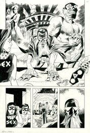 Kevin O'Neill - League of Extraordinary Gentlemen Century 2009 page 47 - Planche originale