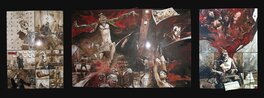Guillaume Sorel - Triptyque en hommage à Boris Vian - Planche originale