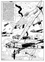 Planche originale - Squadron Biggles - Tome 6 - Pl 1