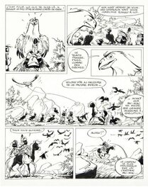 Derib - Yakari: "Le vol des Corbeaux" - Planche originale