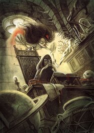 Benjamin Lacombe - Notre Dame de Paris - Illustration originale