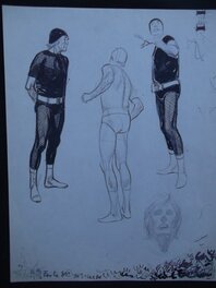 Raymond Poïvet - Figures masculines - Original art