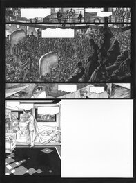Andreas - Cromwell Stone - planche inédite - Comic Strip