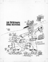 Gotlib - Un printemps sans histoires - Couverture originale