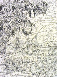 Second zoom sur planche de Percevan Second zoom sur planche de Percevan