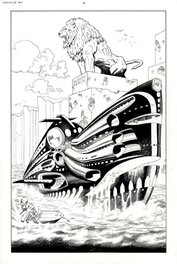 Kevin O'Neill - The league of extraordinary gentlemen - Planche originale