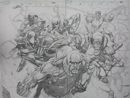 Leinil Francis Yu - New Avengers #27 p18 et 19 - Comic Strip