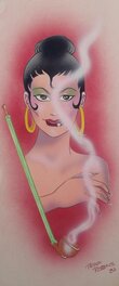 Trina Robbins - Pin-Up - Original Illustration