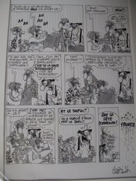 Binet - Les Bidochon - Tome 20 - Planche originale