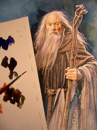 Fabrice Le Hénanff - Gandalf - Illustration originale