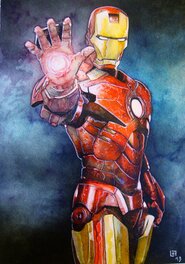 Fabrice Le Hénanff - Iron Man - Illustration originale