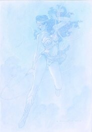 Adriano De Vincentiis - Wonder Woman - Illustration originale