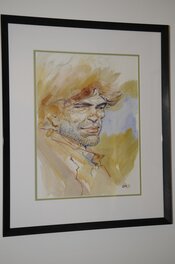 Jean Giraud - Blueberry - Portrait - Illustration originale