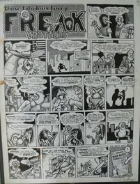 Gilbert Shelton - Fabulous Furry Freak Brothers page - Planche originale