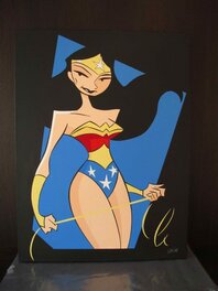 Antonio Lapone - Wonder Woman - Illustration originale