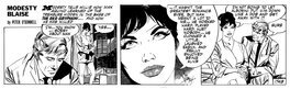 Jim Holdaway - Modesty Blaise . - Planche originale