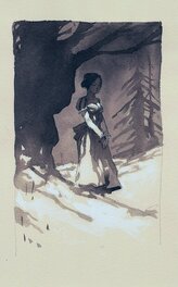 Fabrice Meddour - Blanche NEIGE - Original Illustration