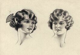 Joseph Duport - Petits portraits - Illustration originale