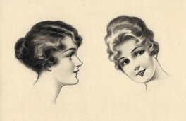 Joseph Duport - Petits portraits - Original Illustration