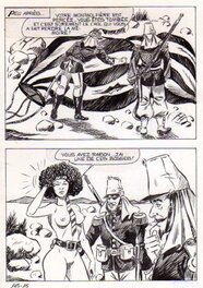 Alberto Del Mestre - Vent sauvage - La Schiava n° 22 planche 15 (série jaune n°128) - Comic Strip
