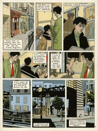 Planche originale - Le cahier bleu pl35