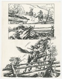 Gary Kwapisz - Civil War Adventure 1, "Devil's Due" page 7 - Planche originale