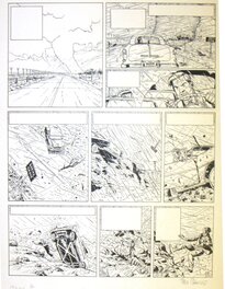 Ted Benoit - Ted BENOIT - Blake & Mortimer - L'Etrange Rendez-vous - planche 28 - Planche originale