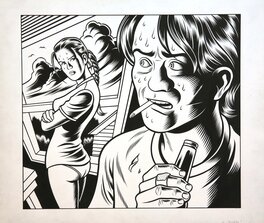 Charles Burns - Johnny HAMBURGER - Original Illustration