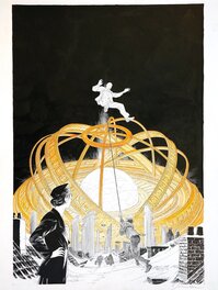 François Schuiten - Les CITÉS OBSCURES - Couverture originale