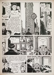 Jacques Tardi - Adèle Blanc-Sec / Le Secret de la Salamandre - Planche originale