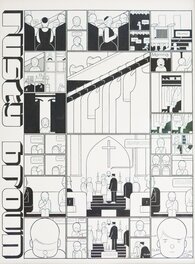 Chris Ware - Rusty Brown - Planche originale