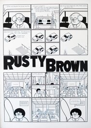 Chris Ware - Rusty Brown - Planche originale
