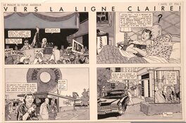 Ted Benoit - Vers LA LIGNE CLAIRE - Planche originale