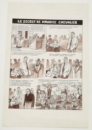 Daniel Goossens - Le SECRET DE MAURICE - SACRE MAURICEUUU !!! - Planche originale