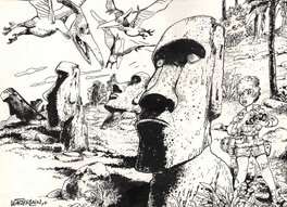 Marc Wasterlain - Jeannette Pointu - Original Illustration