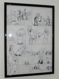 Planche originale pour la série Sexy Gun