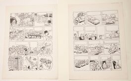 François Craenhals - Une double page ...madeleine ..madeleine... - Comic Strip