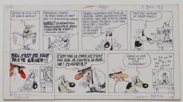 Binet - Kador REGARDE LA TELE !! - Planche originale