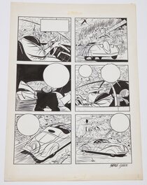 Planche originale - Sam Bronx et les robots