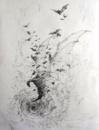 Elian Black'Mor - Sur la piste des dragons oubliés - Original Illustration