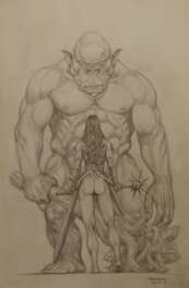 Jérôme Lereculey - Troll - Original Illustration