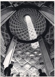 Original Illustration - Schuiten / La Barbarie