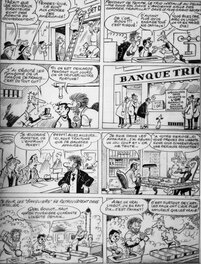 René Pellos - Pieds Nickelés - Contrôle Changes - Comic Strip