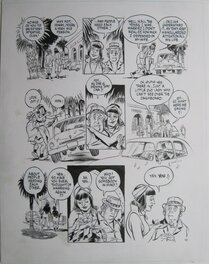 Will Eisner - Sunshine city page 18 - Planche originale