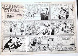 Raeburn Van Buren - C'est Sunday !! le joueur de flûte est pipeau ... janvier 1963 - Planche originale