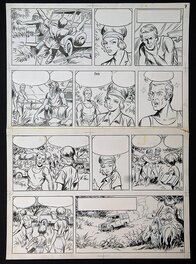 Willy Vandersteen - Safari - Planche originale