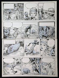 Willy Vandersteen - Safari - Planche originale