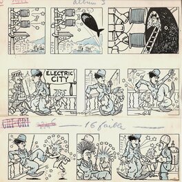 Raoul Thomen - Thomen - Charlot visite Electric City - Comic Strip